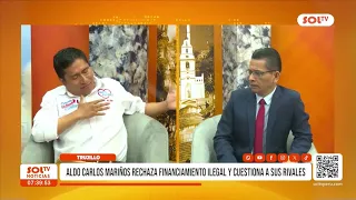 Trujillo: Aldo Carlos Mariños rejects illicit funding and questions his rivals