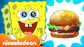 스폰지밥의 가장 맛있는 게살버거 총집합! 😋🍔 | 10분 | 스폰지밥 | 니켈로디언 코리아