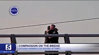 Nashville officer talks man off bridge in body cam video