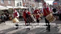 Guild drummers and bugle players attempt world record in Heusden