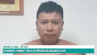 Salta - Detuvieron a Camboya, uno de los prófugos más buscados de Salta