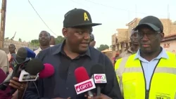 PRESIDENT BARROW INSPECTS OLD YUNDUM ROAD AN OTHER PROJECTS