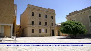 MENFI  SCIOPERO DEI PRECARI COMUNALI IL 23 LUGLIO  CLEMENTE INVOCA RESPONSABILITÀ
