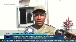 Five individuals arrested for mobile phone theft during Inhambane City Day celebrations