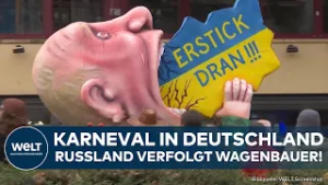 DEUTSCHLAND: Paukenschlag zum Karneval! Russland verfolgt Wagenbauer in Köln und Mainz
