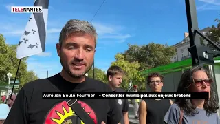 NANTES: THEY ARE DEMANDING THE REUNIFICATION OF BRITTANY