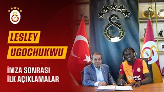 🎙 Statements by Galatasaray SK President Dursun Aydın Özbek and Lesley Ugochukwu after the signin...