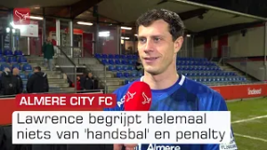 Lawrence vindt penalty om 'hands' niet terecht | Omroep Flevoland