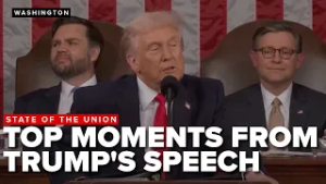 Top Moments from Trump's State of the Union Address