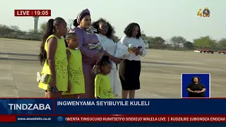 King Mswati III has arrived back in the Kingdom after attending the 4th SADC Summit