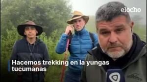 HACEMOS TREKKING EN LAS YUNGAS TUCUMANAS