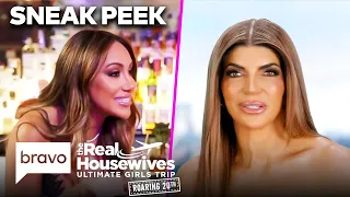 SNEAK PEEK: Teresa Giudice Gives An Update On Melissa Gorga: "Good Place" | RHUGT (S5 E7) | Bravo