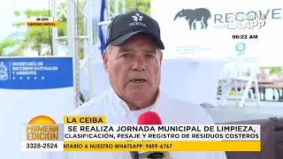 Municipal cleanup, sorting, weighing, and coastal waste registration drive held