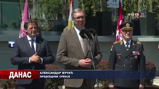 Vucic na promociji najmladjih oficira VS