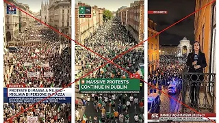 Una oleada de vídeos falsos con IA sobre protestas contra la inmigración inunda TikTok