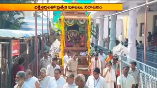 అన్నవరంలో ఘనంగా సత్యదేవుని రథ సేవ.. టేకు రథంపై స్వామి, అమ్మవార్లకు ప్రాకారోత్సవం |Bhakthi Visheshalu
