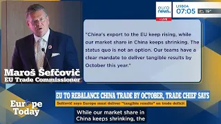 EU Trade Commissioner on China: "Status quo is not an option"