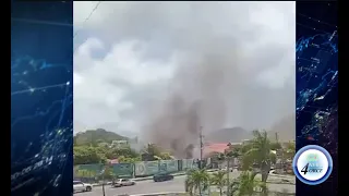 HOUSE FIRE IN REDUIT, GROS ISLET: SAINT LUCIA FIRE SERVICE RESCUES TWO OCCUPANTS
