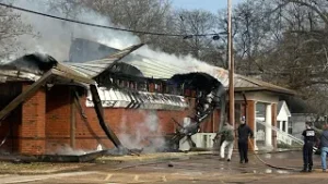 Fire devastates downtown Tunica public library