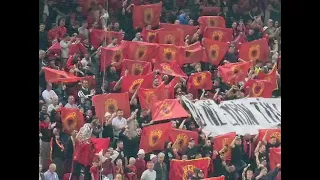 SFIDA- SHQIPËRI-BJELLORUSI/ Tifozët në stadium, mbështetje për ish-krerët e UÇK-së