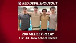 BNEWS Red Devil Shoutout: 200 Medley Relay New School Record