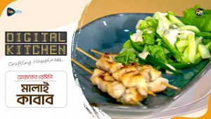Digital Kitchen l মালাই কাবাব l ঘরেই বানান সফট ও ক্রিমি মালাই কাবাব | Malai Kabab Recipe Bangla