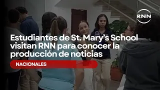 St. Mary’s School students visit RNN to learn about news production