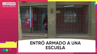 PANIC at a SCHOOL: a man entered armed with a knife #ThePeoplesNews