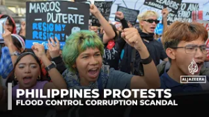 Protests erupt in Philippines over flood control corruption scandal