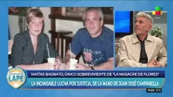 MATÍAS BAGNATO, SOBREVIVIENTE DE "LA MASACRE DE FLORES": "Esto no se supera nunca, esto es perpetua"