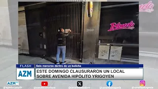 Nightclub on Hipólito Yrigoyen Avenue shut down this Sunday