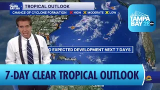 No Tropical Development Expected in Tampa Bay Area This Week