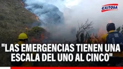 🔴🔵Emergencies are classified from one to five: "as they escalate," indicates head of INDECI