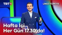 Lingo Türkiye, hafta içi her gün 17.30'da TRT 1 ’de!