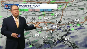 Stubborn clouds persist, record warmth possible