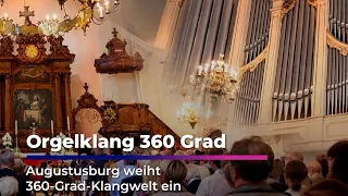 This organ sounds from every direction | 360-degree sound world in Augustusburg | Sachsen Fernsehen