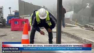 23 JUL 2026 Esval mantiene suministro de agua pese a intensos sistemas frontales