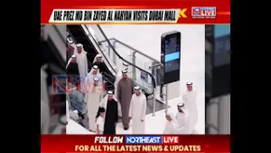 Президент ОАЭ и наследный принц Дубая вошли в торговый центр Dubai Mall на фоне напряженности.