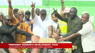 PRESIDENT BARROW VISITS COMMUNITIES IN CRR NORTH