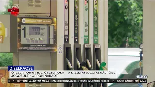 Ötezer forint ide, ötezer oda – a dízeltámogatásnál több jogosult hoppon maradt - HírTV