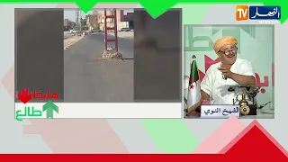 Up and Down: Utility pole in the middle of the road in Ouargla causes a traffic accident