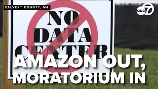 Calvert County approves 6-month data center moratorium after Amazon pullout
