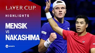 GREAT BATTLE! 😅 | Jakub Mensik vs Brandon Nakashima | Day 1 | Laver Cup 2026 Highlights