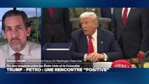 Rencontre Trump-Petro : "pas une suspension définitive du traitement réservé à la Colombie"