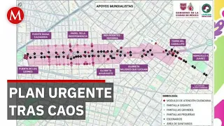 Brugada implements soccer security plan following riots on Paseo de la Reforma