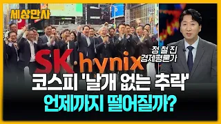 코스피 '날개 없는 추락'…언제까지 떨어질까? [세상만사] #코스피 #정철진경제평론가 #주식 #부동산