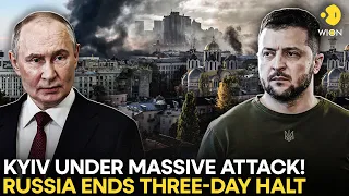 Russia-Ukraine War: Russia POUNDS Kyiv With Massive Drone-Missile Barrage | Ends 3-Day Halt | WION