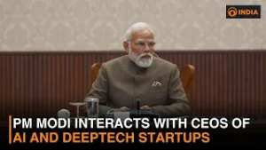 PM Modi interacts with CEOs of AI and deeptech startups &more news | DD India Newshour | 10 AM IST