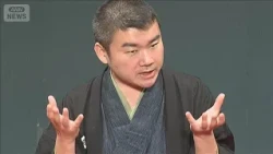 Rakugo performer Sanyutei Kichiba uses "crime prevention Rakugo" to raise awareness about special...