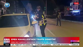 Emek Mahallesi’nde trafik denetimi!